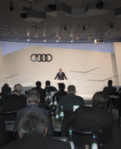 Jahrespressekonferenz der AUDI AG 2017 mit Rupert Stadler