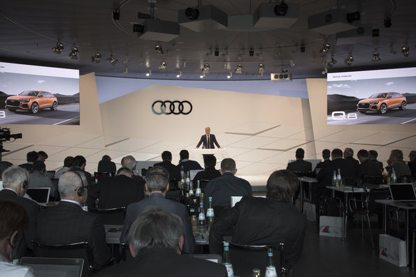 Jahrespressekonferenz der AUDI AG 2017 mit Rupert Stadler