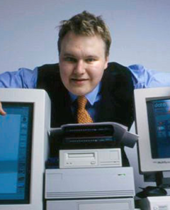 Kim Dotcom alias Kim Schmitz im Jahr 1996