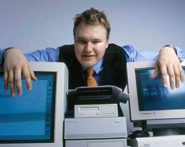 Kim Dotcom alias Kim Schmitz im Jahr 1996