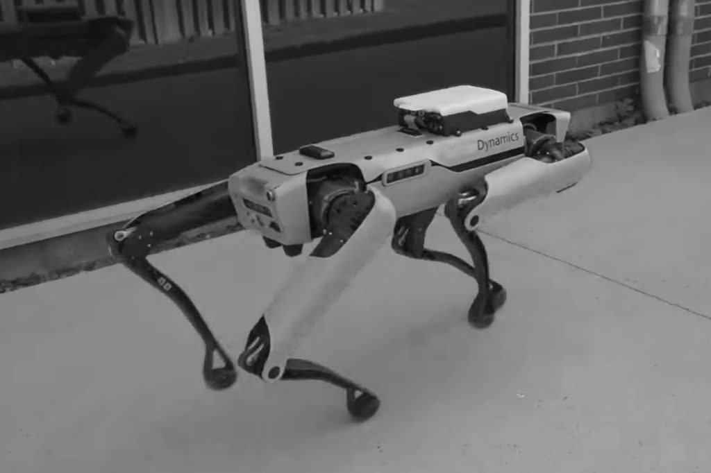 Roboterhund SpotMini (Foto: Youtube, Boston Dynamics)