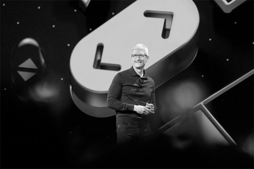 Tim Cook begrüßt Entwickler aus 77 verschiedenen Ländern zur WWDC 2018 (Foto: Pressematerial, Apple)