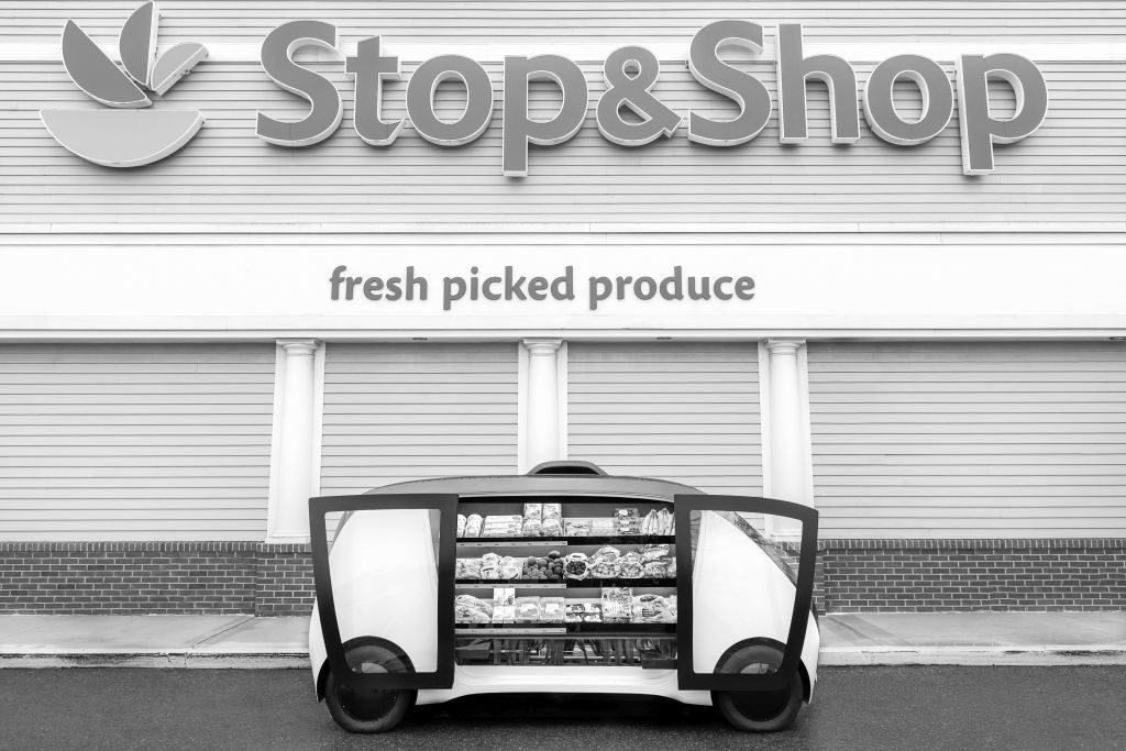 Die Lieferfahrzeuge von Stop & Shop werden per App herbeigerufen