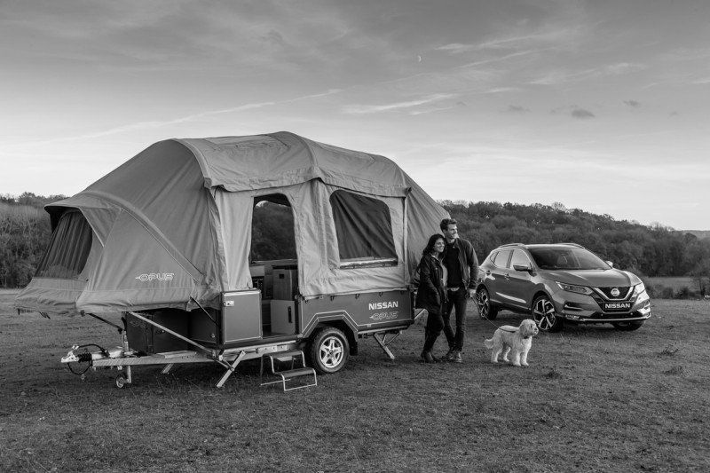 Mit den Speicherzellen ausgedienter Autoakkus will Nissan Camper versorgen. 