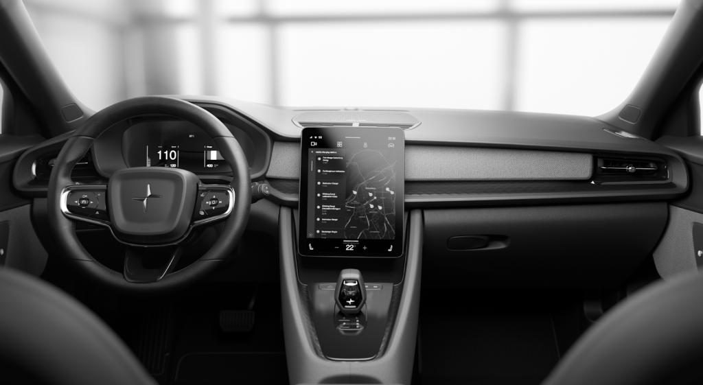 So soll Android Automotive im kommenden Polestar 2 aussehen. 