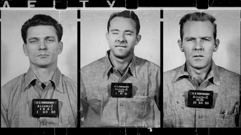 Frank Morris, John und Clarence Anglin sind 1962 aus Alcatraz geflohen - und wurden nie wieder gefunden