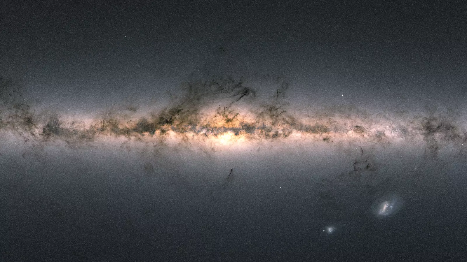 Die Milchstraße (Bild: ESA/Gaia/DPAC; CC BY-SA 3.0 IGO. Acknowledgement: A. Moitinho.)