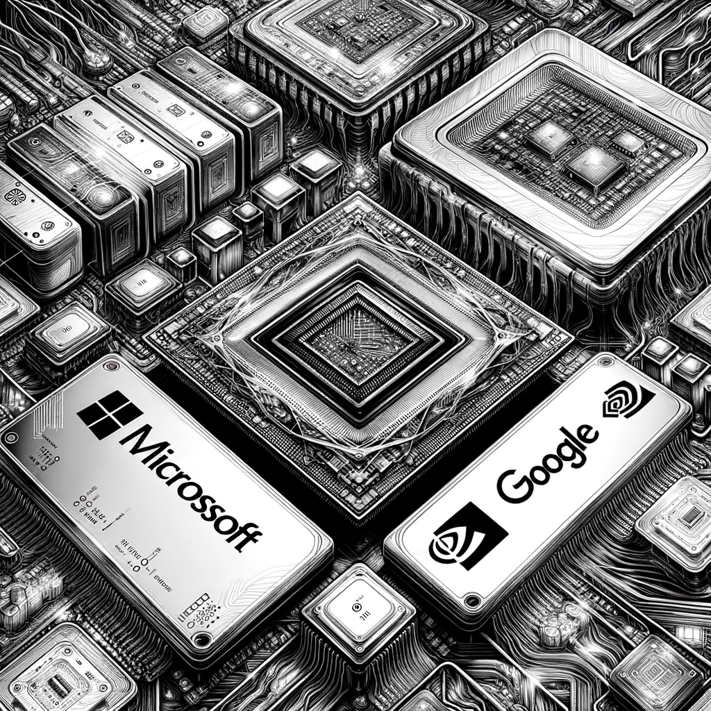 Wettlauf um AI-Chip-Dominanz: Microsoft, Meta, Google und Nvidia im Konkurrenzkampf
