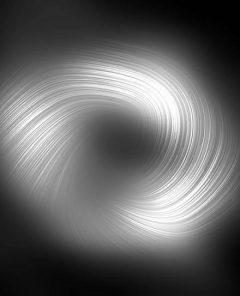 Erstes Bild der Magnetfelder um Schwarze Löcher durch das Event Horizon Telescope enthüllt