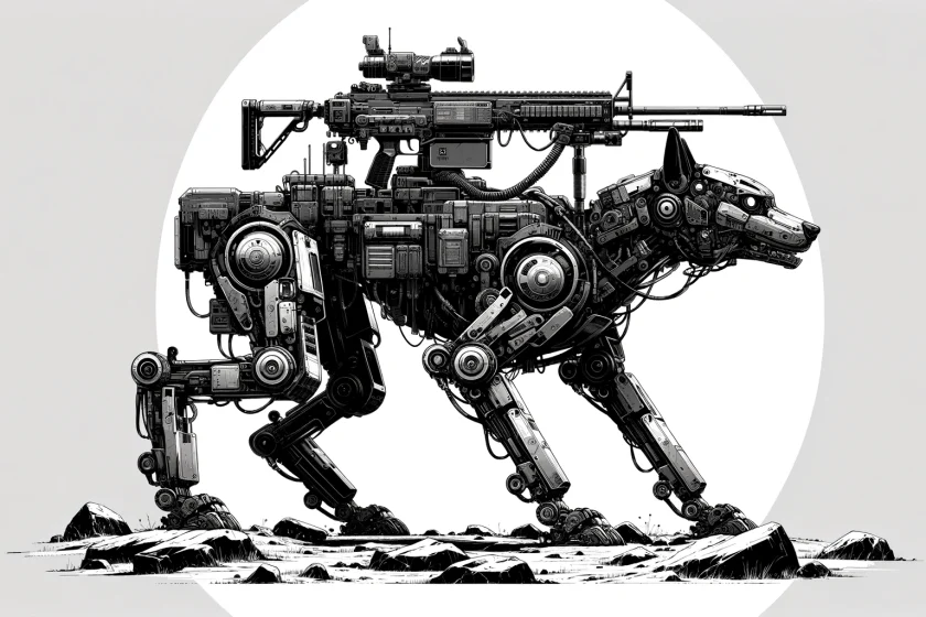 Einsatzbereit: Roboter-Hunde mit Sturmgewehren unterstützen US-Marineeinheiten