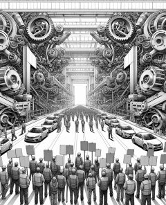 ai-volkswagen-protest-sparmaßnahmen
