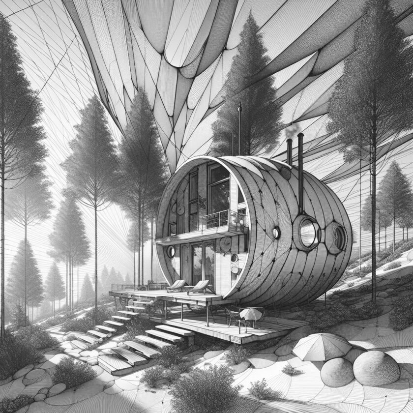 Innovatives aufblasbares Tiny House: Ein Blick in die Zukunft des Wohnens