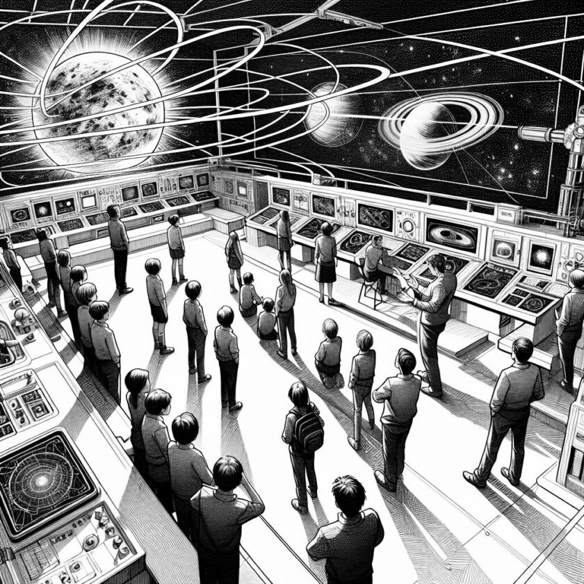 Virtuelle Reise ins Weltall: Schüler erleben das Universum hautnah
