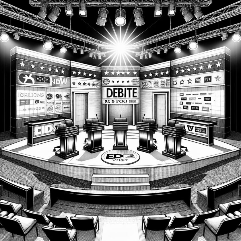 Spannende TV-Debatte: Spitzenkandidaten im politischen Schlagabtausch