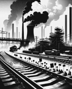 ai-railway_sabotage_protest_tesla_factory