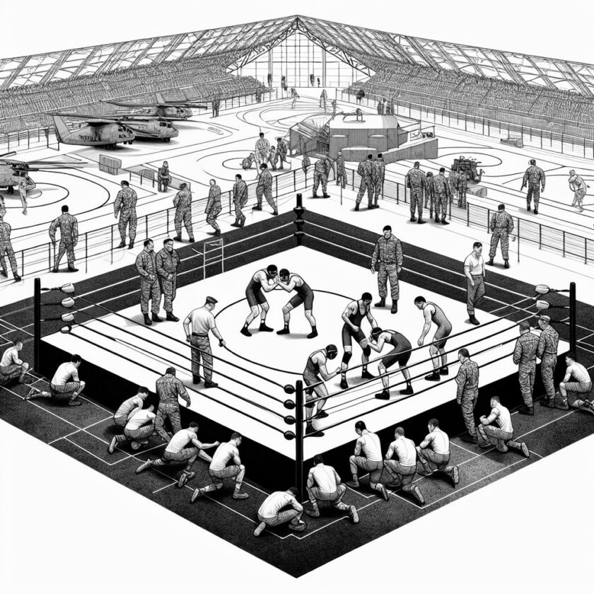Wrestling und Militärdisziplin: Eine unaufhaltsame Kombination