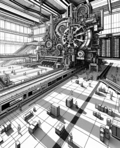 ai-airport-strike-empty-terminal