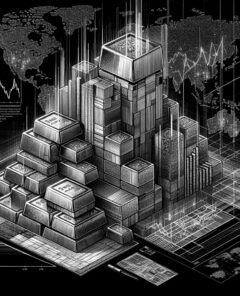 ai-gold-bars-stock-market-geopolitical-map