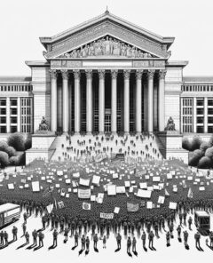 ai-protest-london-social-cuts