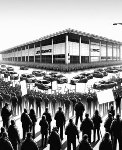 ai-protest-tesla-elon-musk-seattle