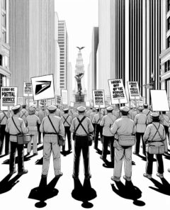 ai-protest-usps-postal-workers