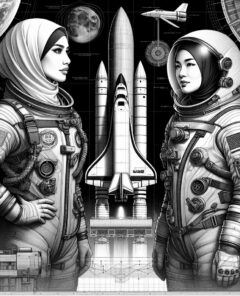 ai-female_astronauts_space_exploration