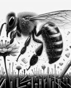 ai-microplastics-bees-pollination