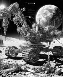 ai-robotic_arm_lunar_rover_space_exploration