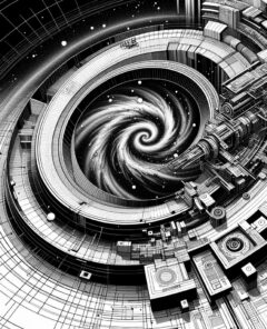 ai-spiralgalaxie-milchstraße-kosmos