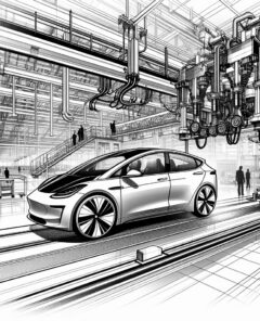 ai-tesla-electric-car-production-line