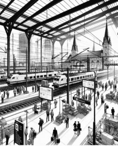 ai-train-railway-passengers-construction