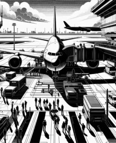 ai-airplane-runway-airport-travel