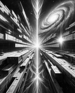 ai-galaxy-collision-quasar-radiation