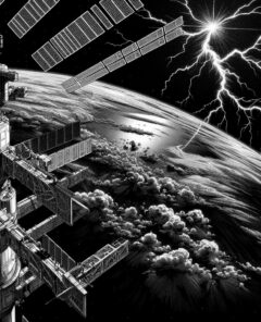 ai-lightning-earth-space-station
