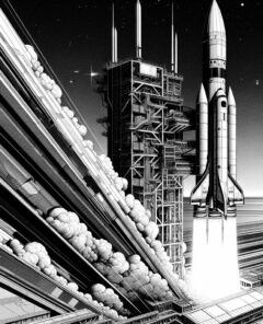 ai-rocket-launch-satellite-space