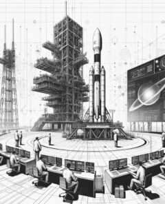 ai-satellite-launch-vehicle-space-mission