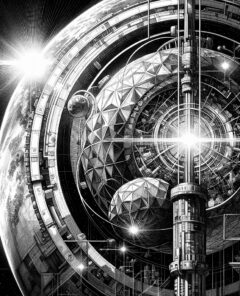 ai-space-orbit-reflective-sphere