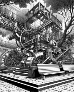ai-urban-park-bench-trees-community-engagement