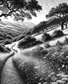 ai-wildflowers-hiking-nature-preserve