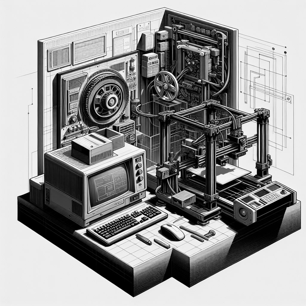3D-Druck in originalem Apple-Farbton der 1980er Jahre