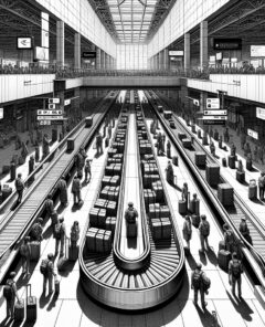 ai-airport-luggage-conveyor-belt
