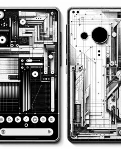 ai-android-pixel-sound-menu-design