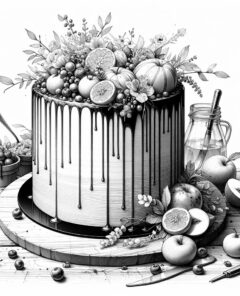 ai-drip-cake-baking-celebration