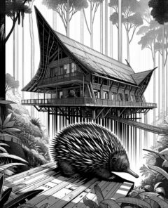 ai-echidna-living-fossil-indonesia