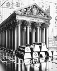 ai-gold-bars-financial-charts