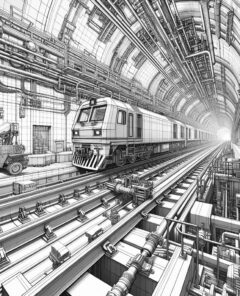 ai-güterzug-eisenbahnschienen-tunnel-sicherheit