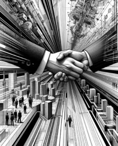 ai-merger-acquisition-business-handshake