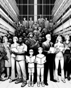 ai-military_books_protest_free_speech