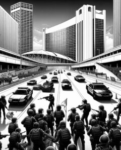 ai-protest_highway_police_activists_nato_summit