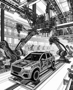ai-rivian-production-line-electric-suv